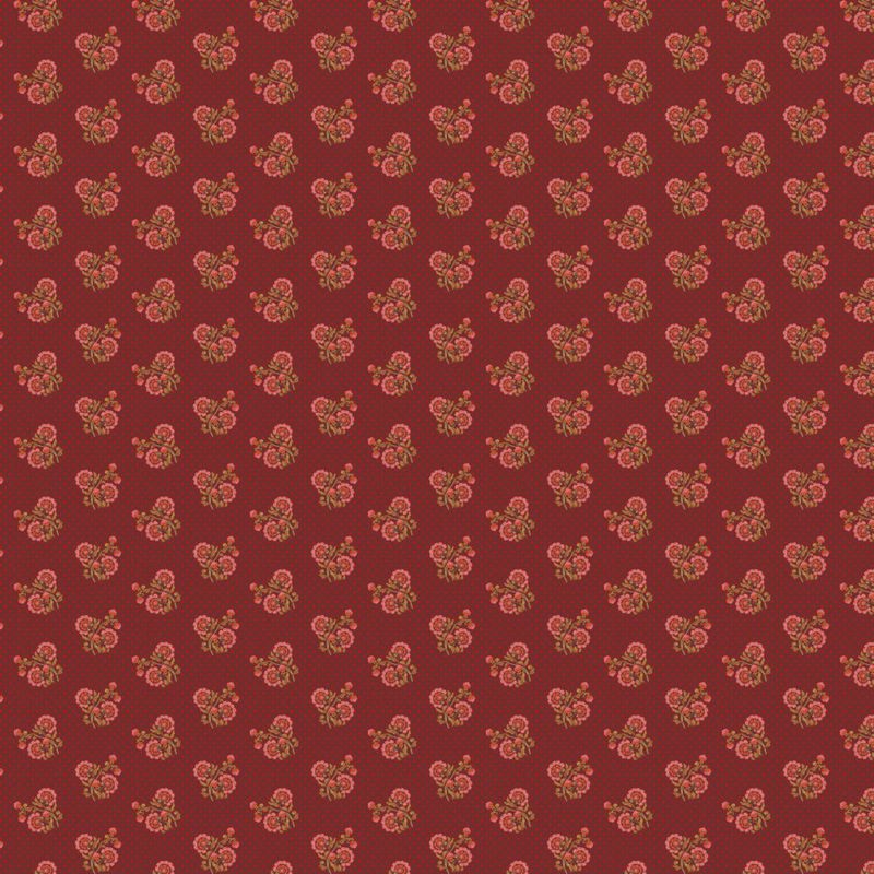 Vintage cloth crepes red