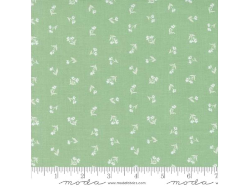 Cottage charm green ditsy