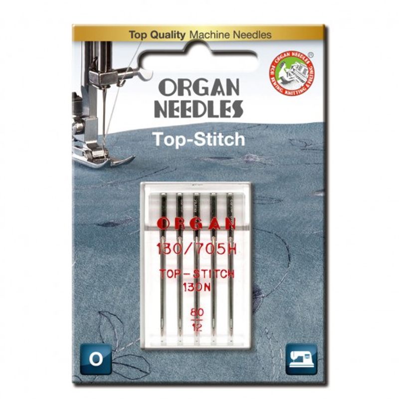 Organ Top stitch 80 - 5 pack