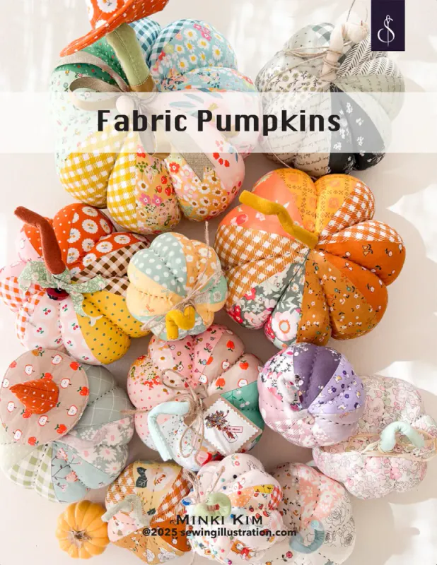 Fabric pumpkin pattern